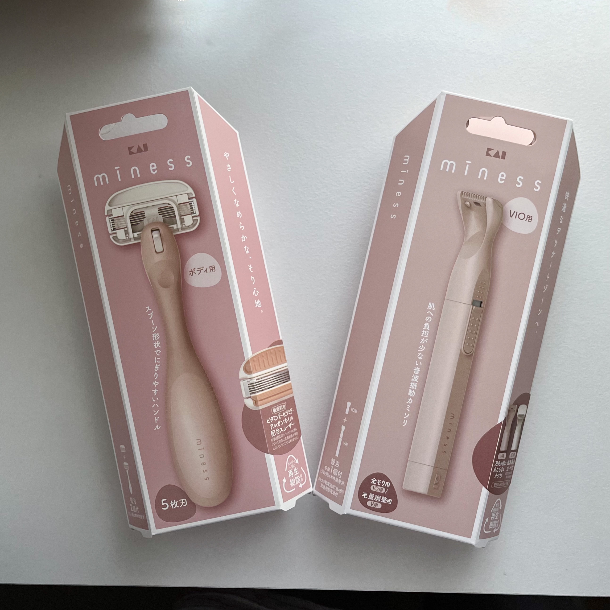 miness VIOデリケートゾーン用カミソリ/貝印/シェーバーを使ったクチコミ（1枚目）