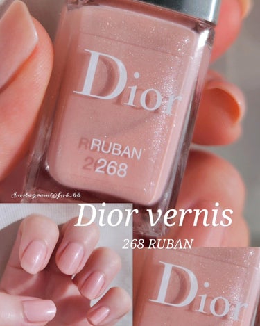 [これ絶対みんな好きなやつ]
Dior
ディオール ヴェルニ
268 リュバン

春っぽいカラーで気分も明るくなるディオールのリュバン🌸💐
いつもこの時期になると使いたくなるのよね

上品なカラーで肌馴