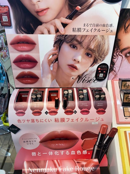 ネンマクフェイク ルージュ/Visée/口紅を使ったクチコミ(5枚目)