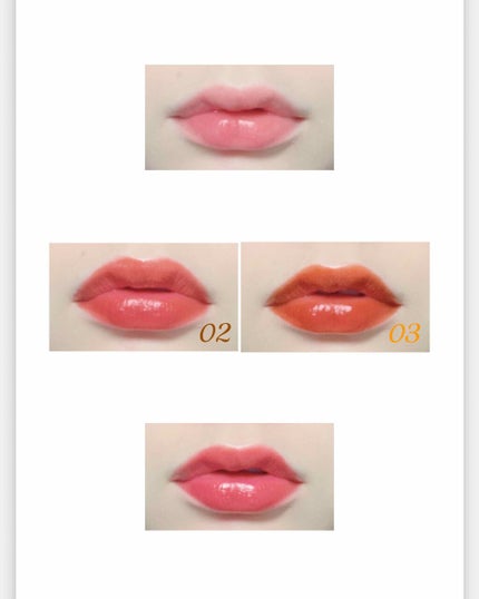 ジューシーリップティント/キャンメイク/口紅を使ったクチコミ(3枚目)