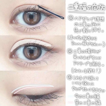 シングルアイテープ/Automatic Beauty/二重まぶた用アイテムを使ったクチコミ(2枚目)