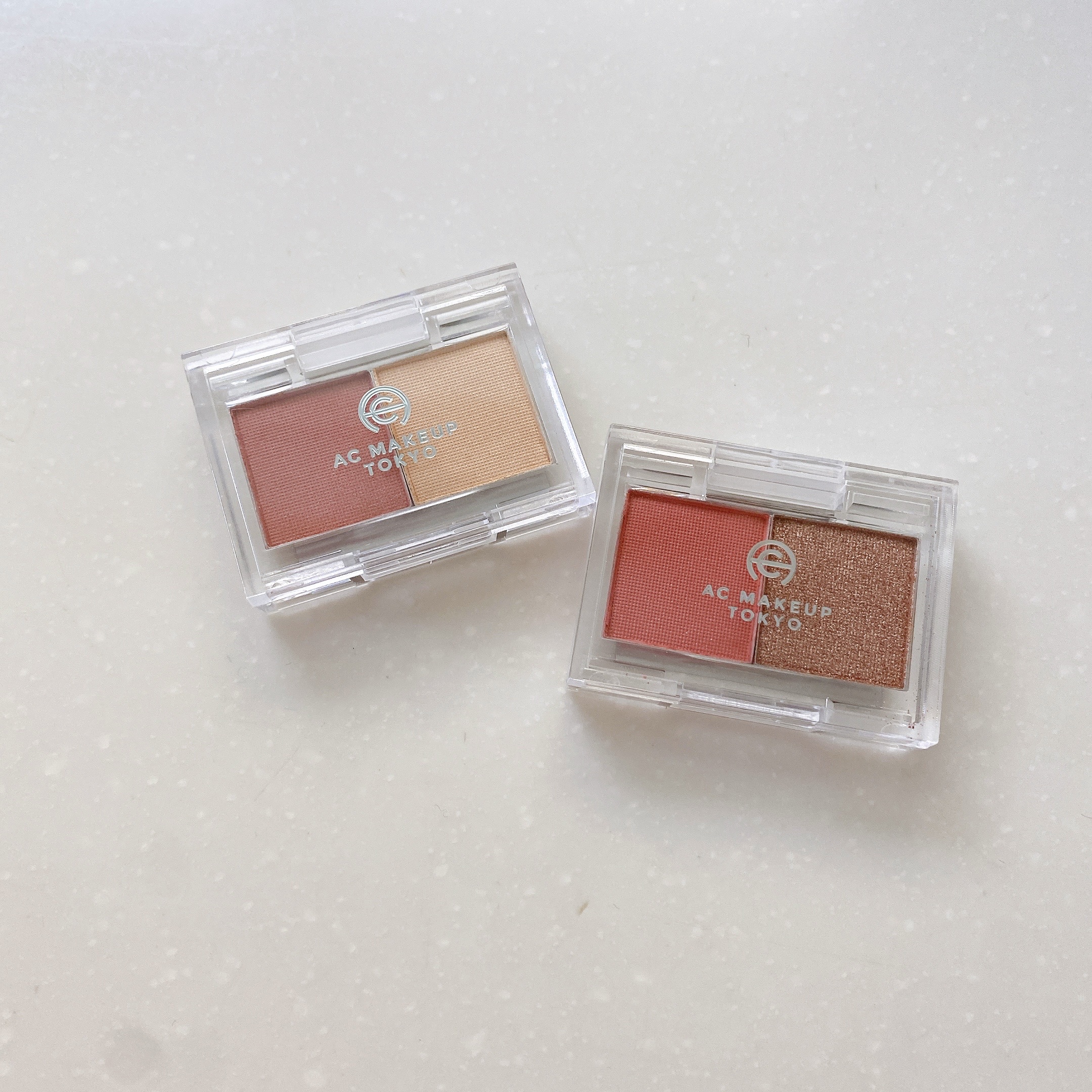 AC チークブラッシュ デュオ/AC MAKEUP/パウダーチークを使ったクチコミ（1枚目）
