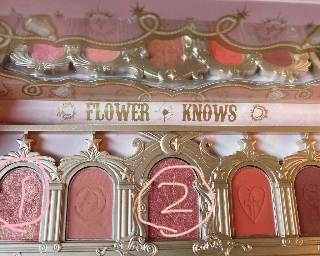 ユニコーンシリーズ アイシャドウパレット/FlowerKnows/アイシャドウパレットを使ったクチコミ（3枚目）