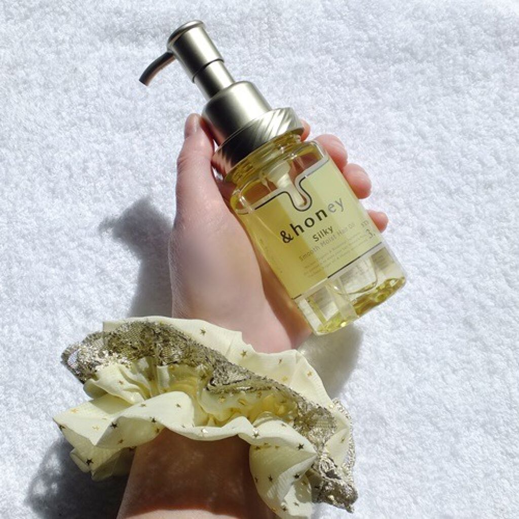 シルキー スムースモイスチャー ヘアオイル 3.0/&honey/ヘアオイルを使ったクチコミ(1枚目)