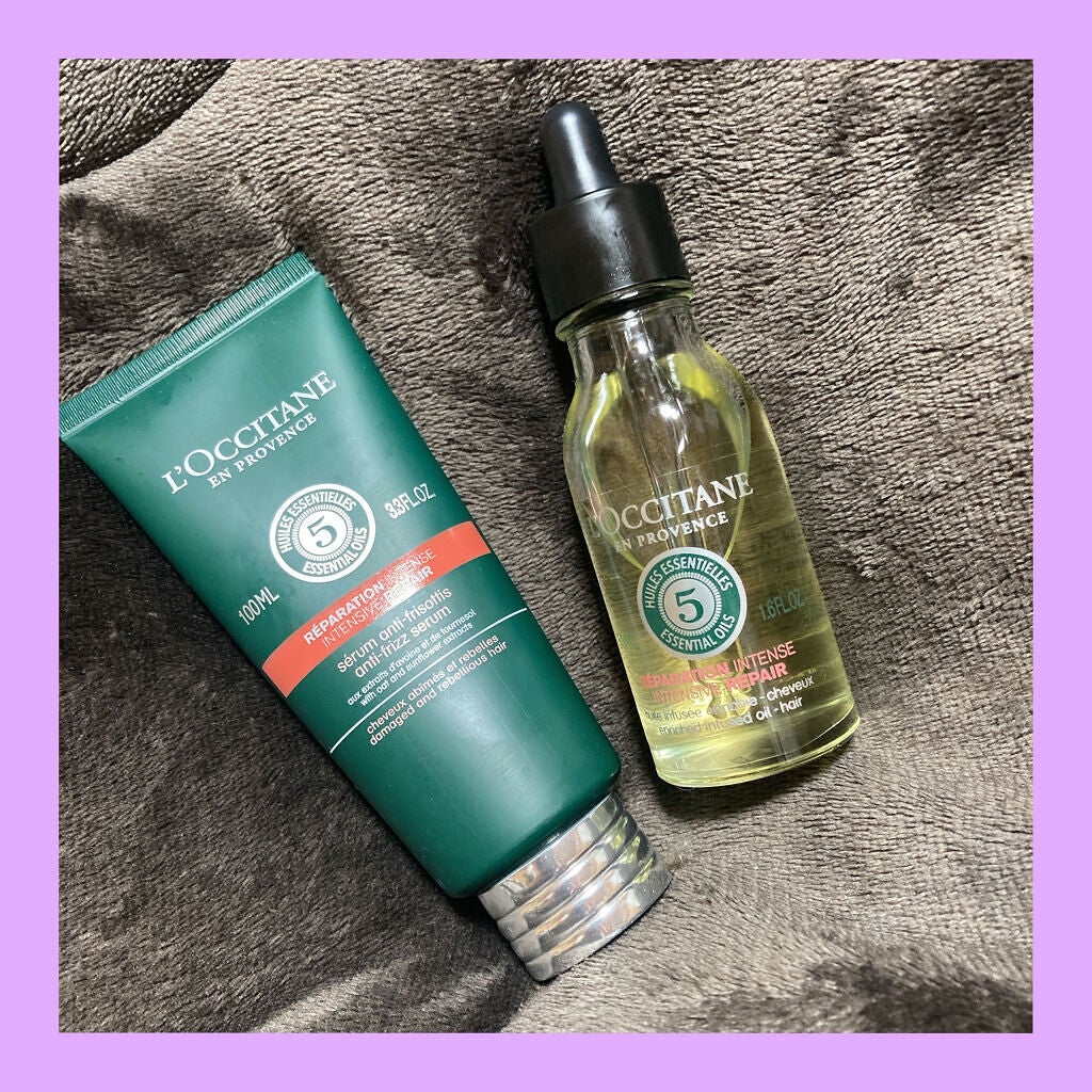 ファイブハーブス リペアリングインテンシヴオイル/L'OCCITANE/ヘアオイルを使ったクチコミ(1枚目)