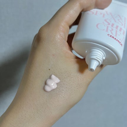 ウォータースプラッシュサンクリーム セラミド/espoir/日焼け止めクリームを使ったクチコミ(2枚目)