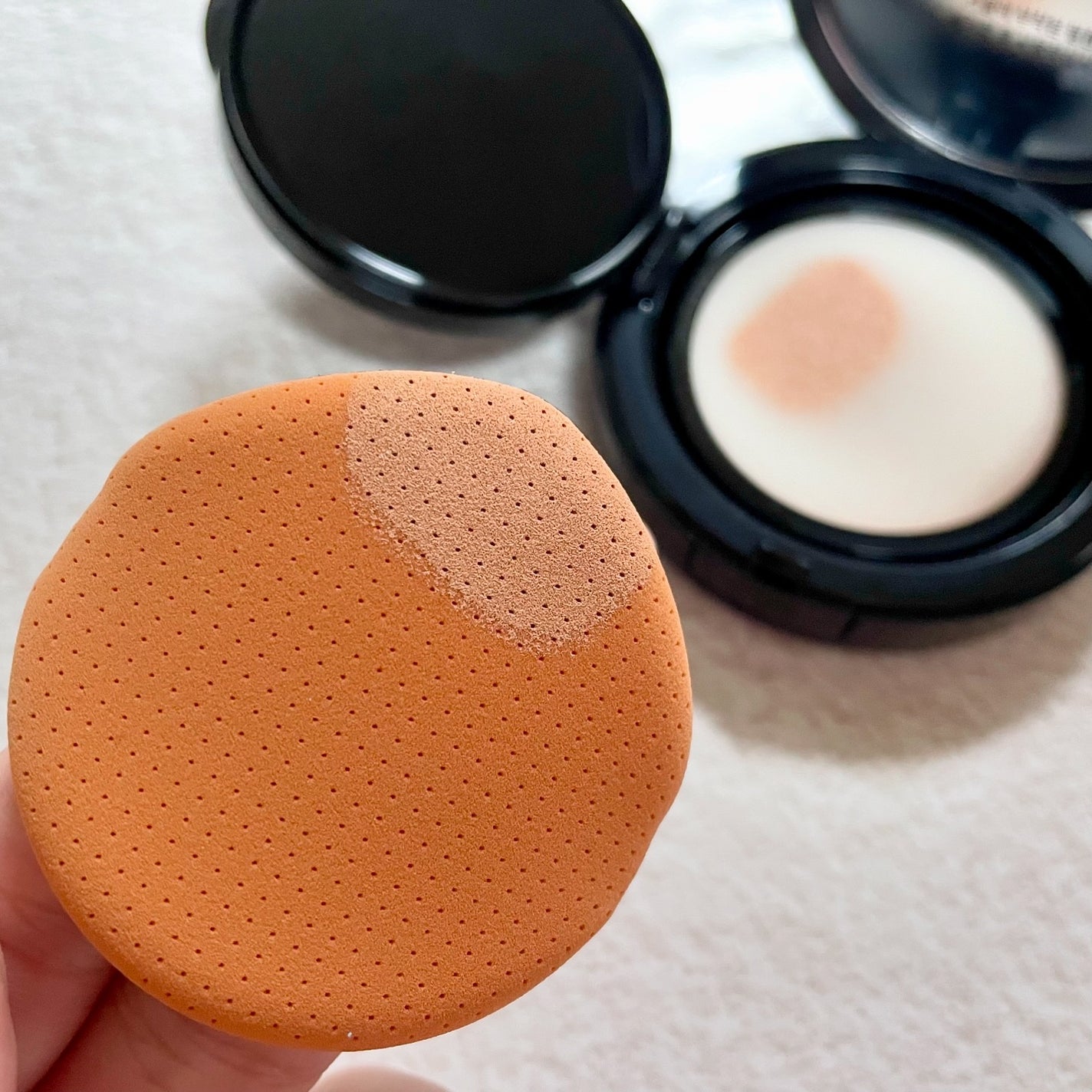 グロウクッションファンデーション/NUDIQUE/クッションファンデーションを使ったクチコミ(3枚目)