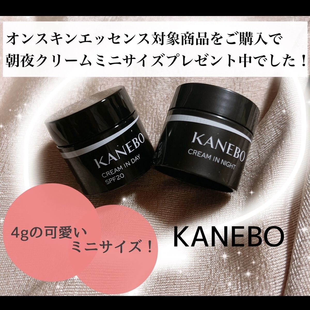 SALE／87%OFF】 KANEBO カネボウ クリームインデイ 4g×2個 8g ミニボトル