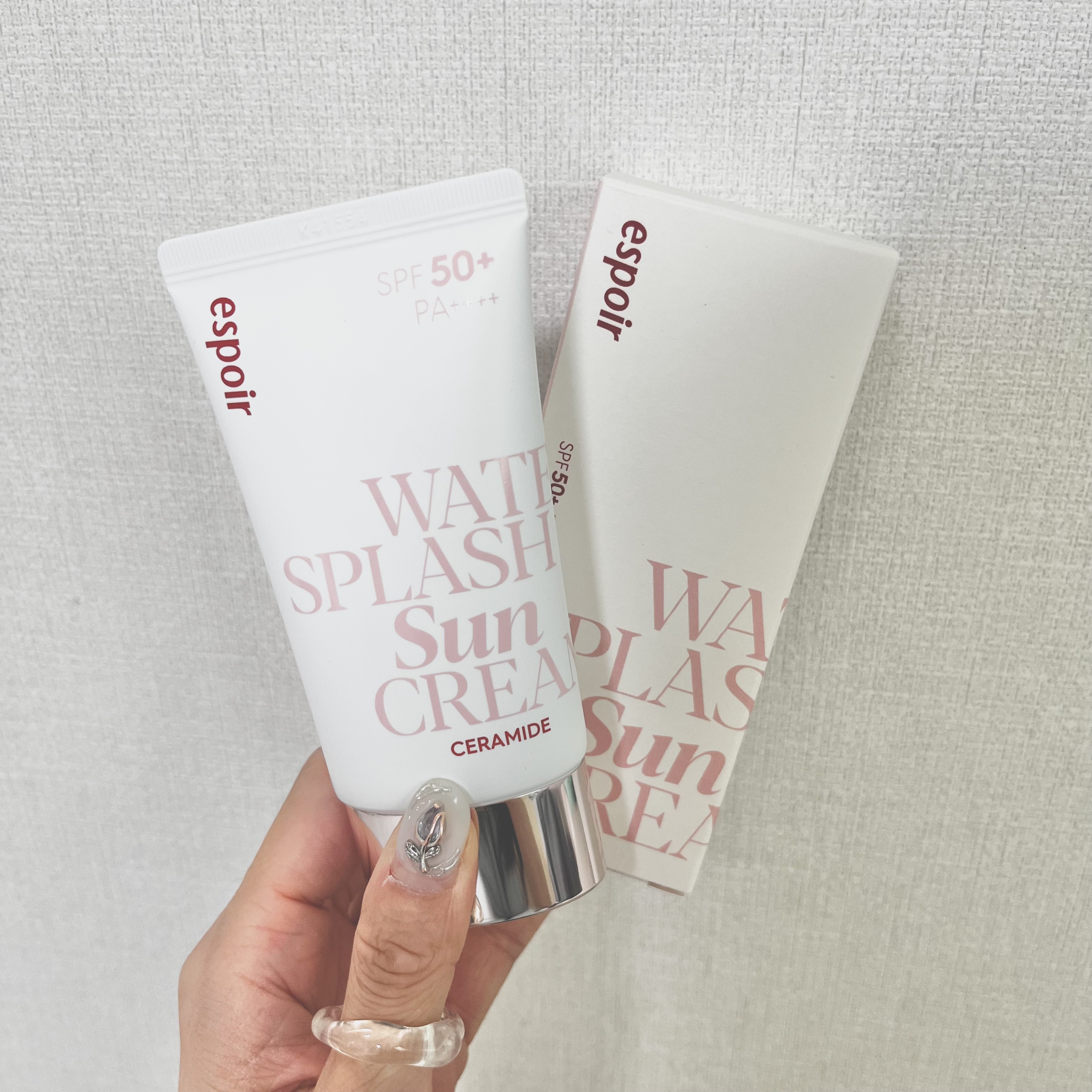 ウォータースプラッシュサンクリーム セラミド/espoir/日焼け止めクリームを使ったクチコミ（1枚目）