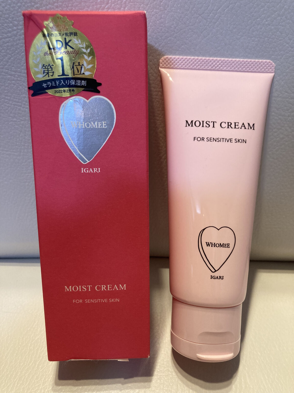 モイストクリーム/WHOMEE/フェイスクリームを使ったクチコミ（1枚目）