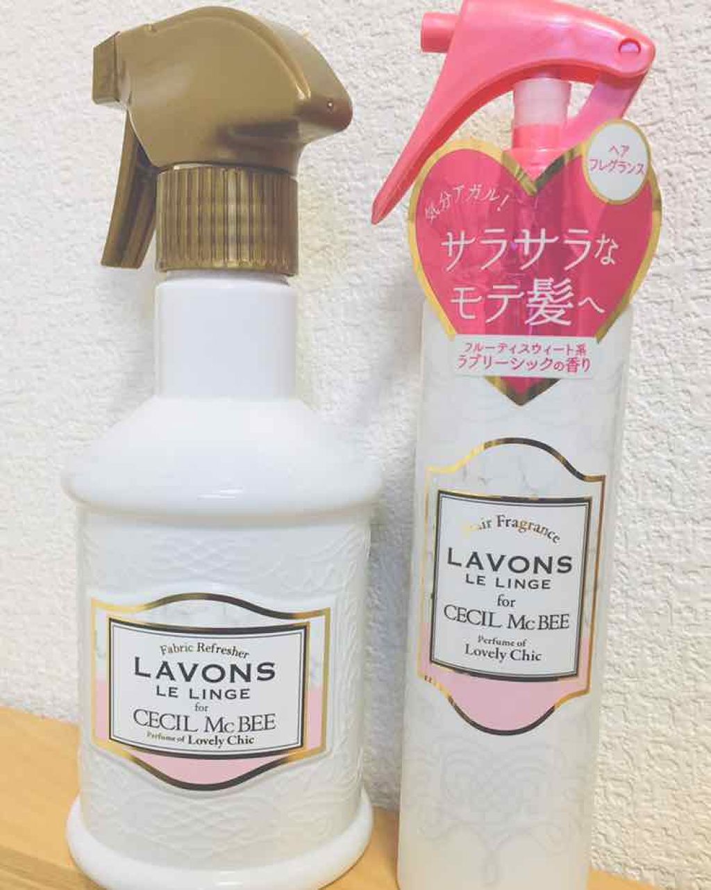 ラボン for CECIL MACBEE セシルマクビー ヘアフレグランスミスト ラブリーシック/ラボン/ヘアミストを使ったクチコミ（1枚目）