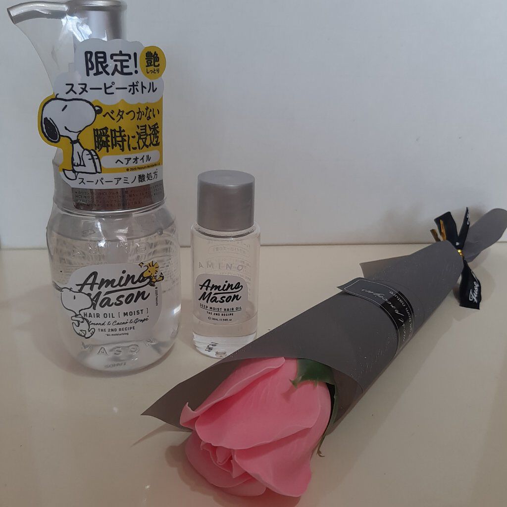 ディープモイスト ヘアオイル/アミノメイソン/ヘアオイルを使ったクチコミ（3枚目）