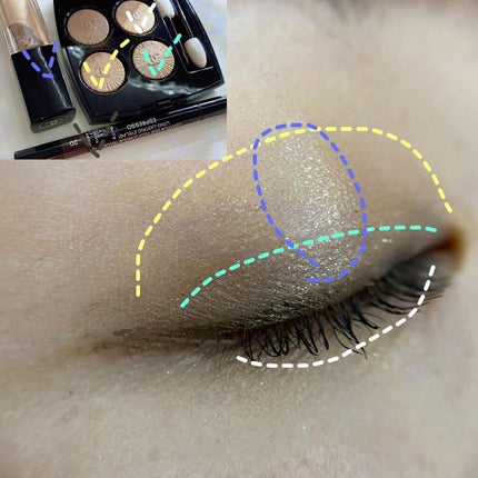 レ キャトル オンブル/CHANEL/アイシャドウパレットを使ったクチコミ(5枚目)