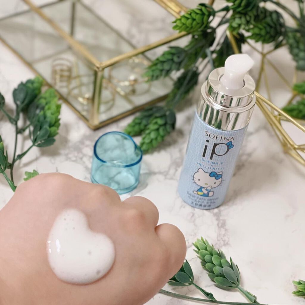 ベースケア セラム<土台美容液>ハローキティコラボ限定デザイン/SOFINA iP/美容液を使ったクチコミ（3枚目）