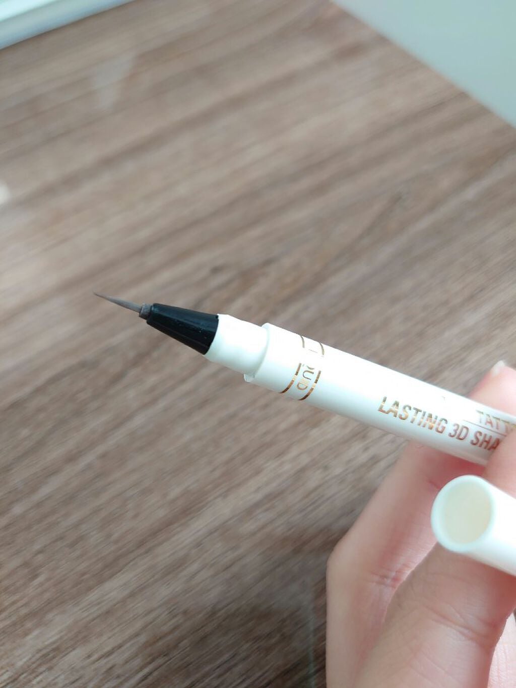 ラスティング3Dシャドウライナー/K-パレット/リキッドアイライナーを使ったクチコミ(3枚目)