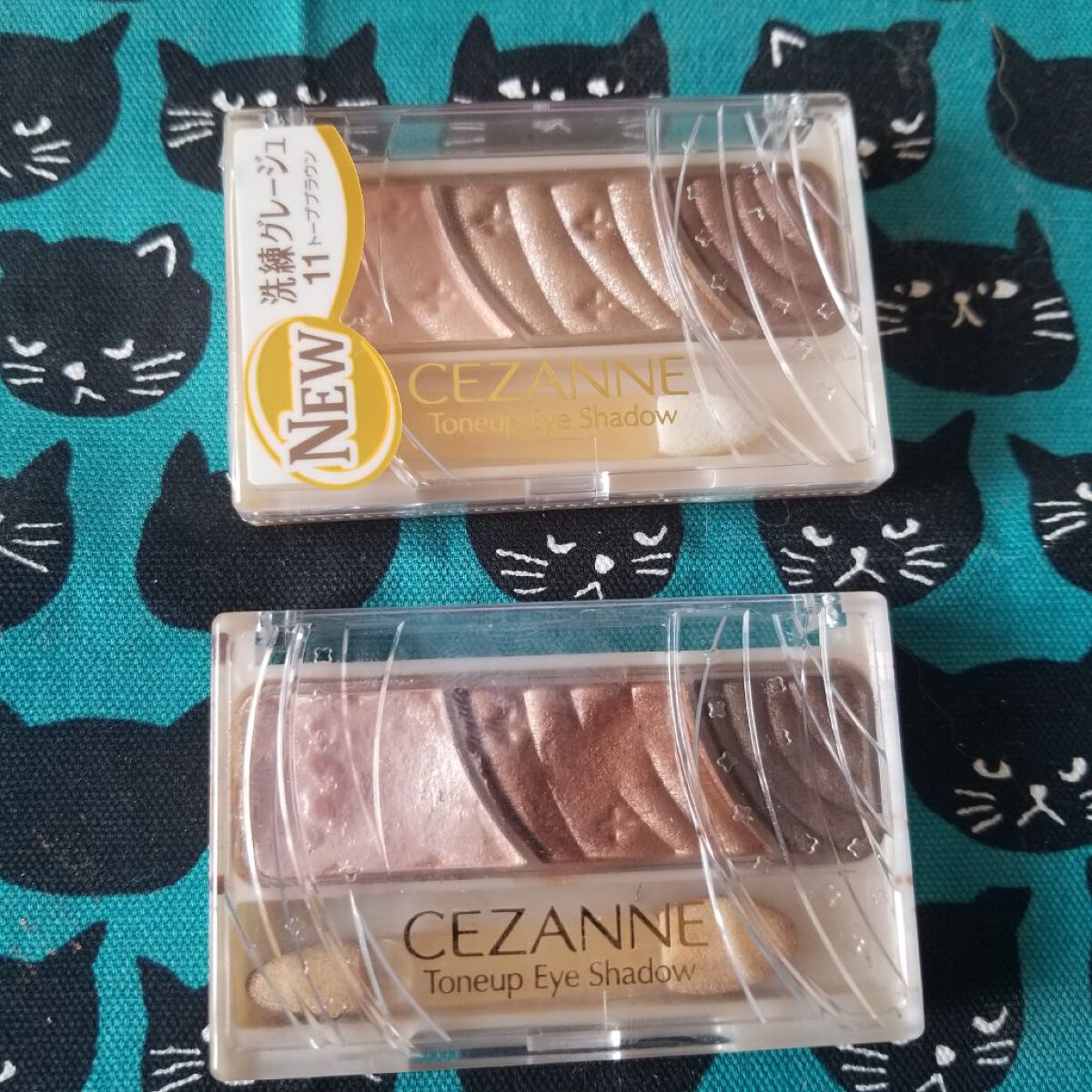トーンアップアイシャドウ/CEZANNE/アイシャドウパレットを使ったクチコミ（1枚目）