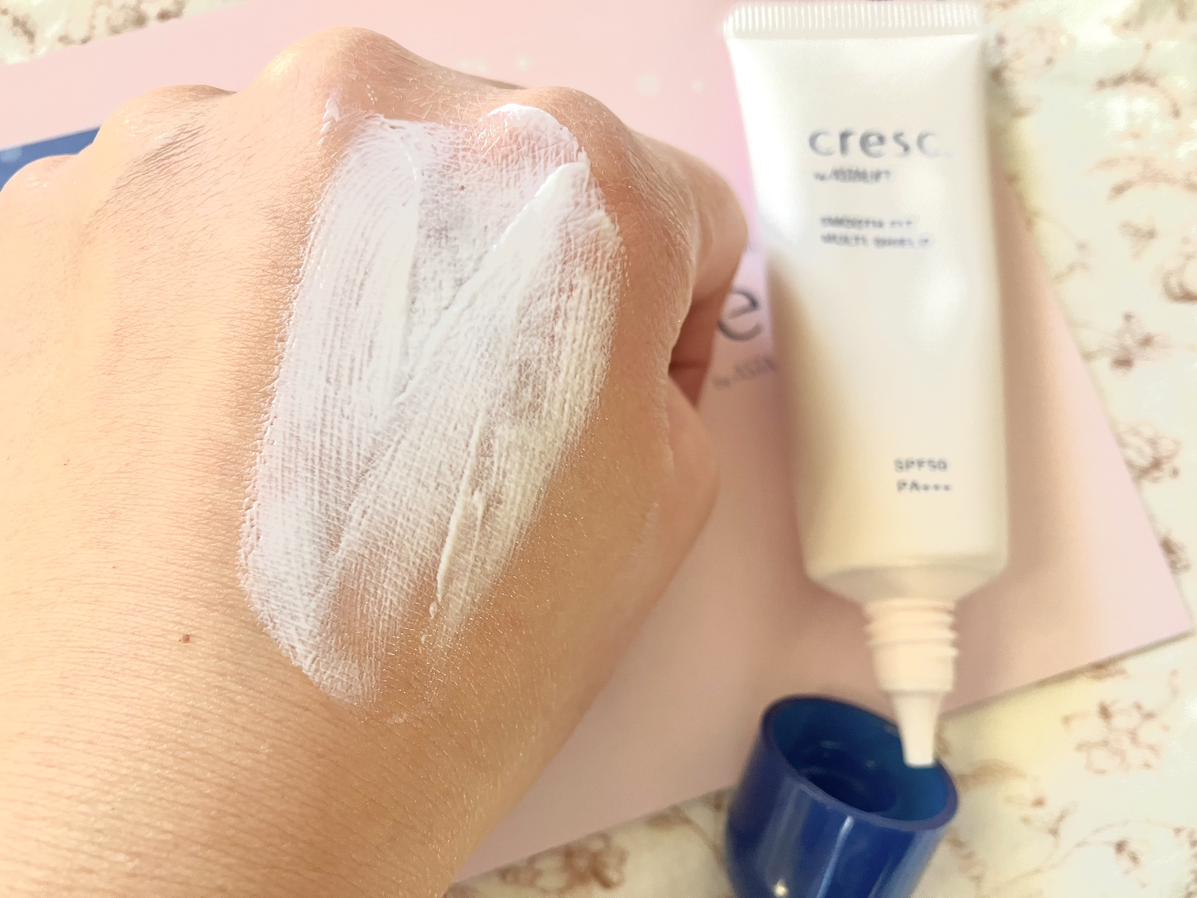 スムースフィット マルチシールド/cresc. by ASTALIFT/化粧下地を使ったクチコミ（3枚目）