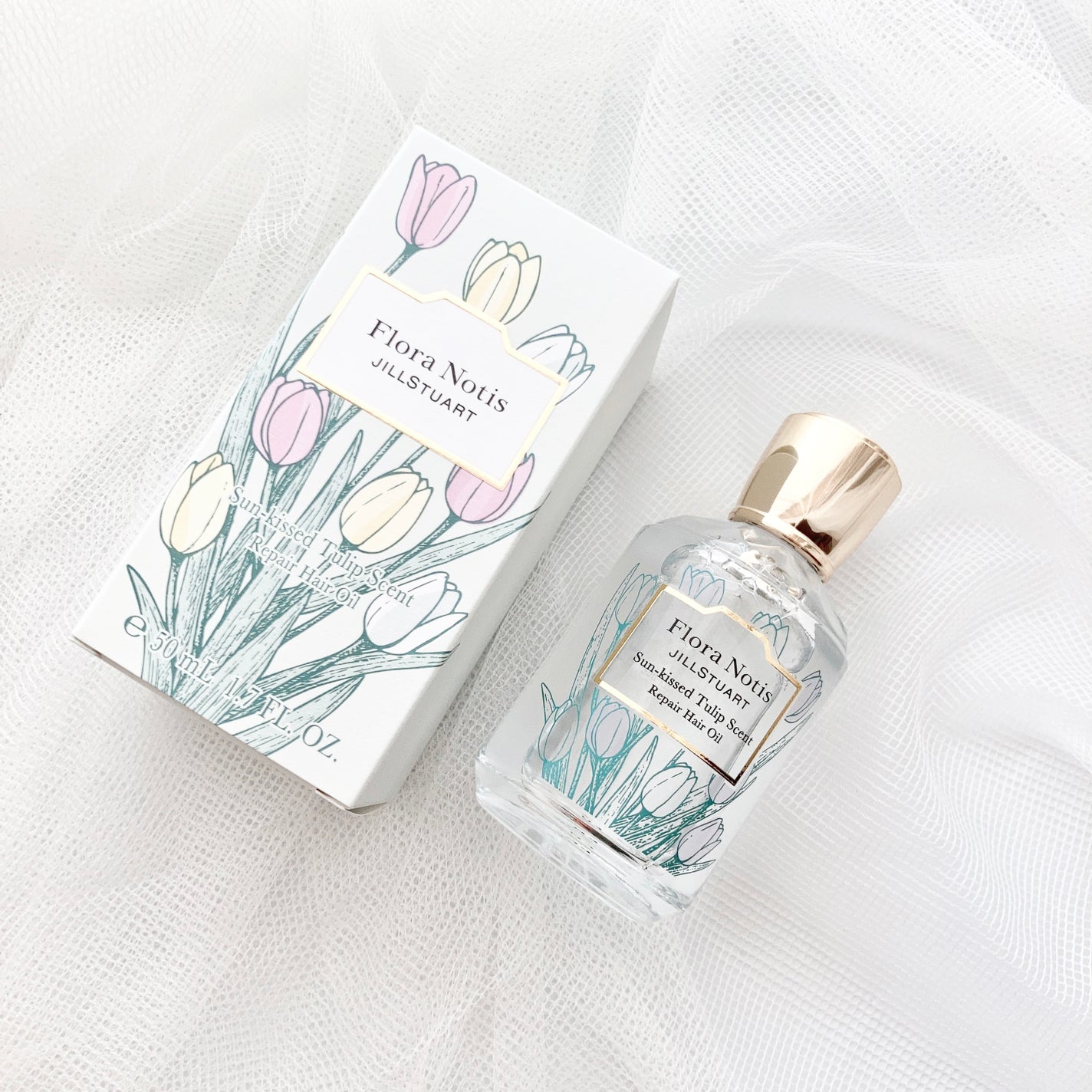 サンキストチューリップ リペアヘアオイル/Flora Notis JILL STUART/ヘアオイルを使ったクチコミ(3枚目)