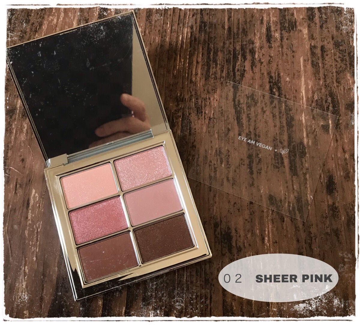 アイ ヴィーガン シアーパレット/AMUSE/アイシャドウパレットを使ったクチコミ(2枚目)