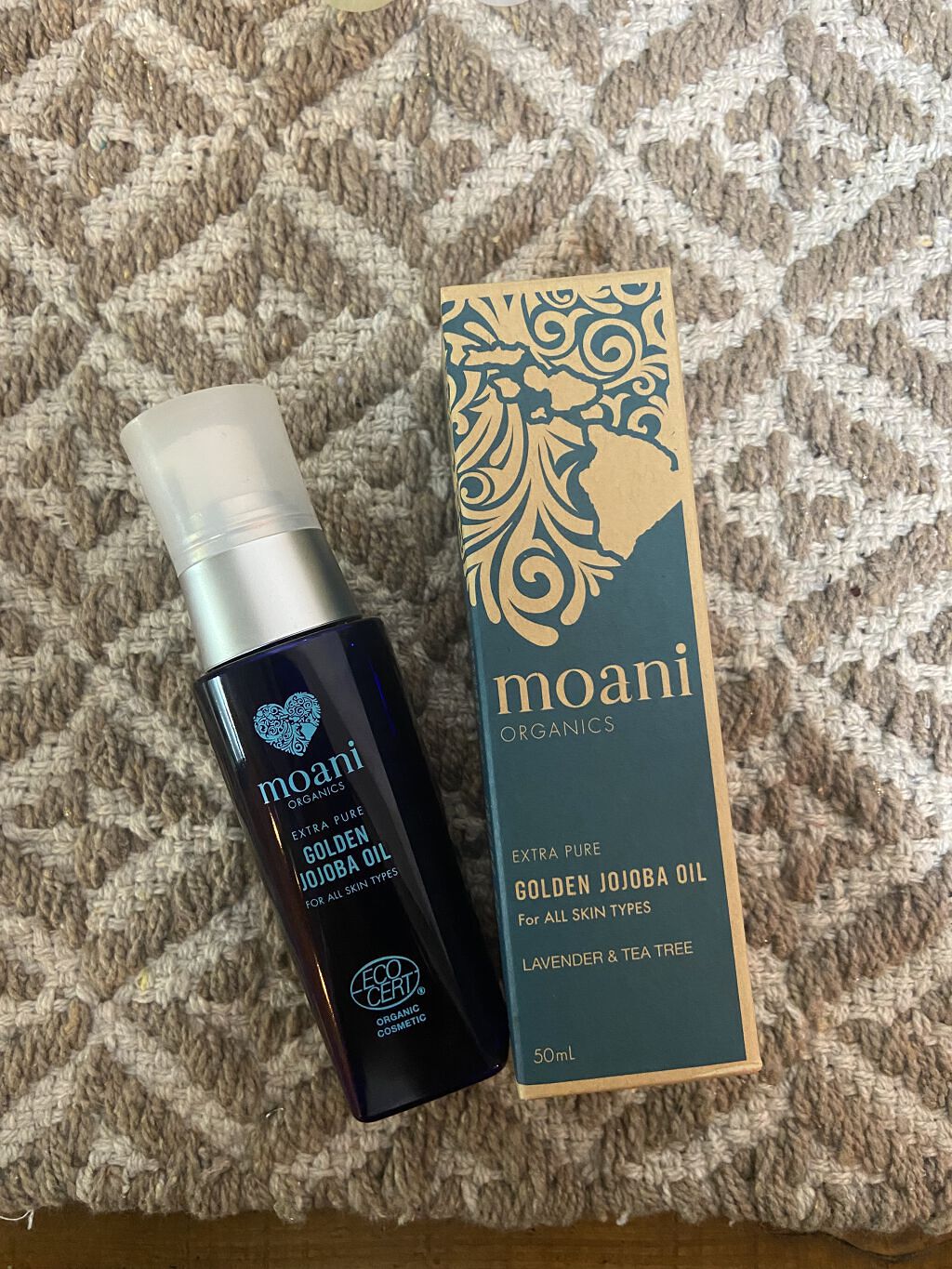 GOLDEN JOJOBA OIL/moani organics/フェイスオイルを使ったクチコミ（1枚目）