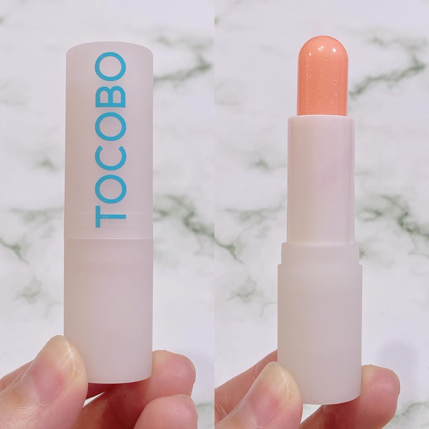 グラスティンティッドリップバーム/TOCOBO/リップバームを使ったクチコミ（2枚目）