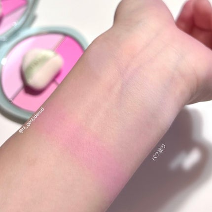 TIMAGE 3色チークパレット/TIMAGE/パウダーチークを使ったクチコミ(5枚目)