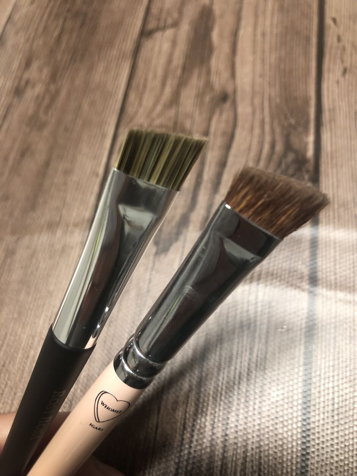 フーミー　アイブロウブラシ 熊野筆/WHOMEE/メイクブラシを使ったクチコミ（2枚目）