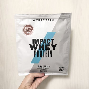 MYPROTEIN Impact ホエイ プロテインのクチコミ「MYPROTEIN
Impact ホエイ プロテインミルクティー

普段飲んでいるプロテイン。.....」（1枚目）