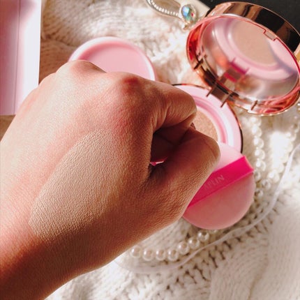 ピンクティーツリーカバークッション/APLIN/クッションファンデーションを使ったクチコミ(3枚目)