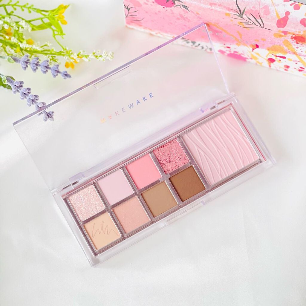 ミックスブラーリングアイパレット/wakemake/マルチパレットを使ったクチコミ(3枚目)