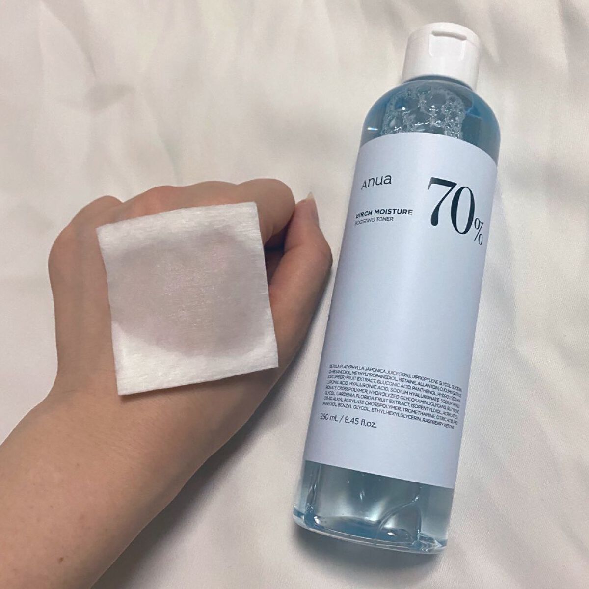 シラカバ 70% 水分ブースティングトナー/Anua/化粧水を使ったクチコミ(2枚目)