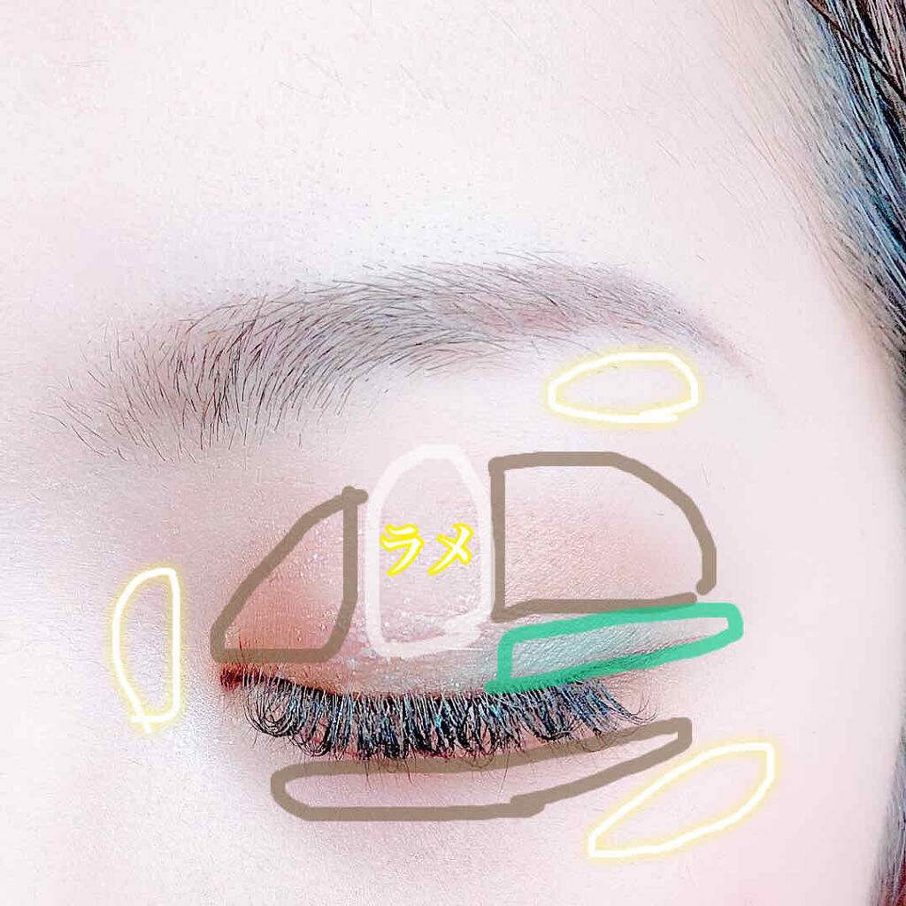 ツイン カラー アイシャドウ/ちふれ/アイシャドウパレットを使ったクチコミ（2枚目）