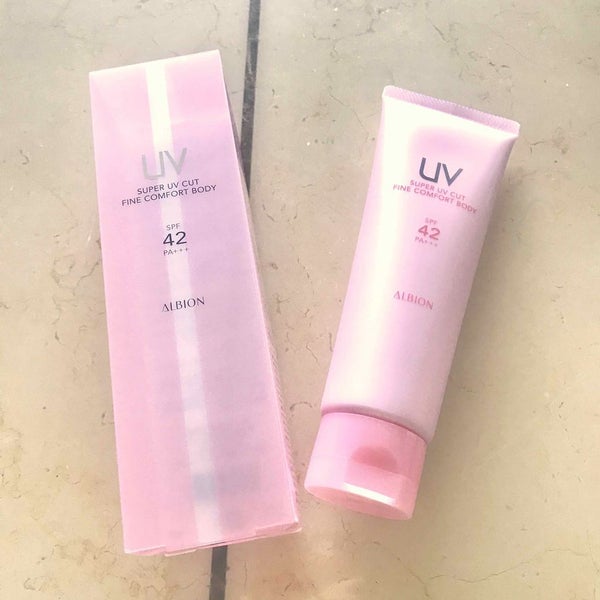スーパー UV カット ファインコンフォート ボディ/ALBION/日焼け止めミルク by 紅葉ちゃん🍁
