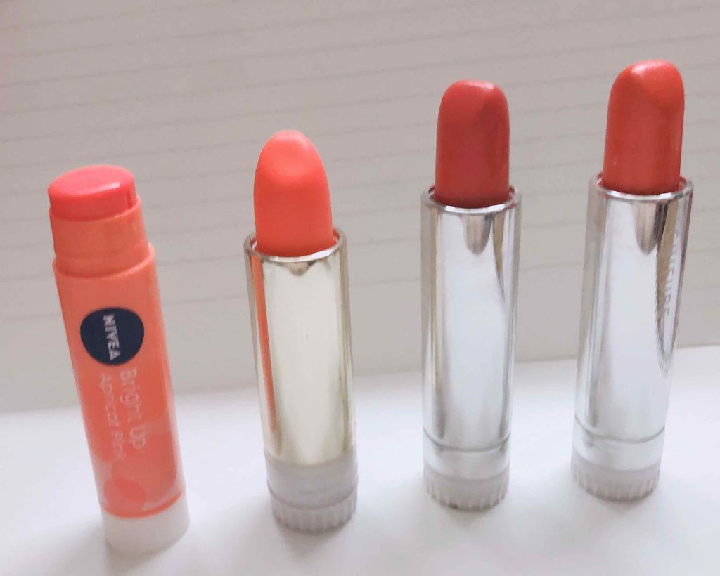 モイストピュアカラーリップ/ニベア/リップクリームを使ったクチコミ（1枚目）