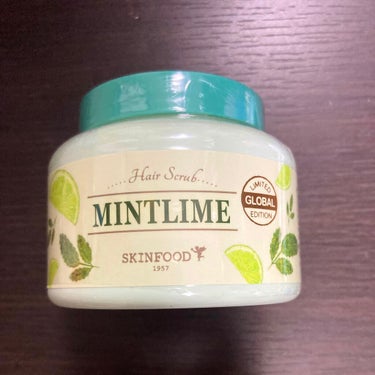 SKINFOOD ミントライム ヘアースクラブのクチコミ「SKINFOOD ミントライム ヘアースクラブ

今回は辛口です。
使い切りました。2500円.....」（2枚目）