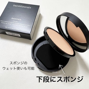 ベアプロ 16HR パウダー ファンデーション/bareMinerals/パウダーファンデーションを使ったクチコミ（3枚目）