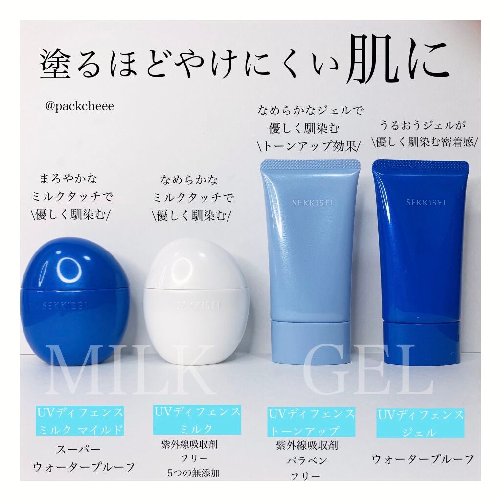 クリアウェルネス UV ディフェンス ミルク/雪肌精/日焼け止めミルクを使ったクチコミ(1枚目)