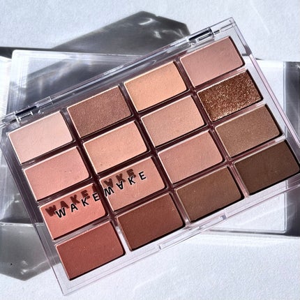 ソフトブラーリングアイパレット 05.ミュートコーラルブラーリング/wakemake/アイシャドウパレットを使ったクチコミ(1枚目)