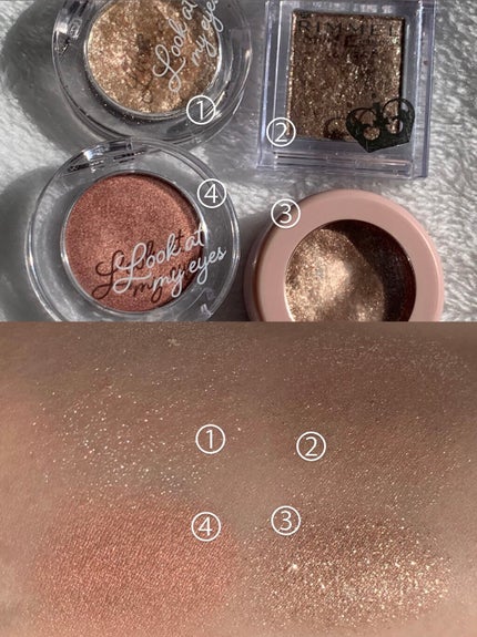 ルックアット マイアイジュエル/ETUDE/単色アイシャドウを使ったクチコミ(2枚目)