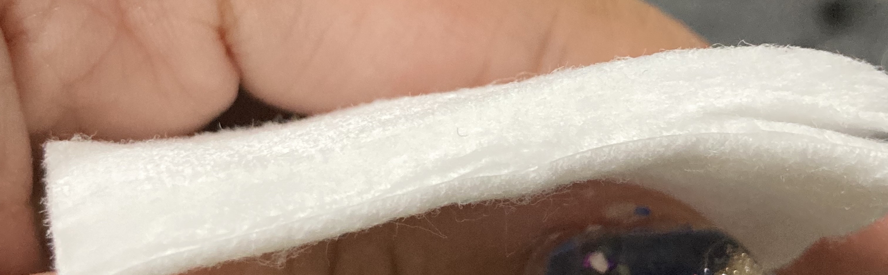 コットンパフ カットタイプ/DAISO/その他を使ったクチコミ（3枚目）