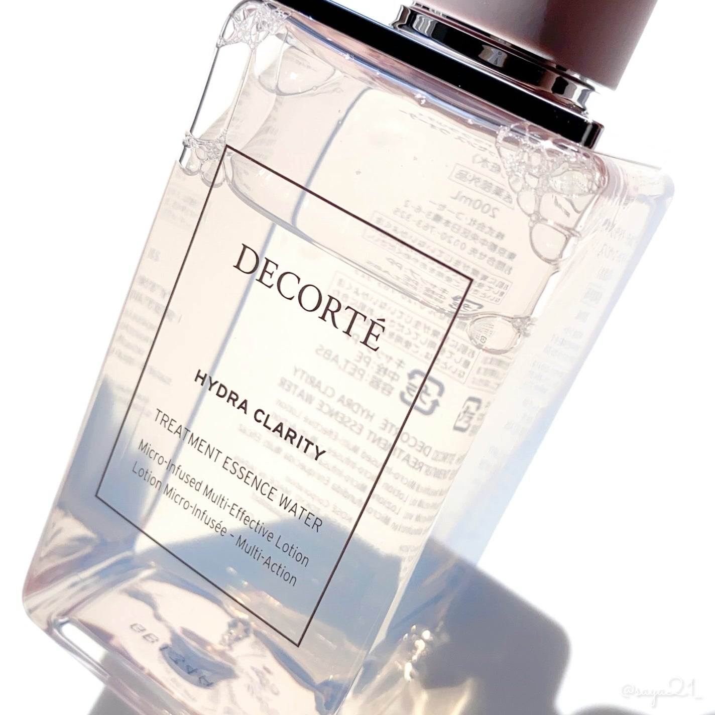 ã€ãã©ã¯ã©ãªãã£ãè¬çš ããªãŒãã¡ã³ã ãšãã»ã³ã¹ ãŠã©ãŒã¿ãŒ/DECORTÃ/åç²§æ°Žã䜿ã£ãã¯ãã³ãïŒ2æç®ïŒ