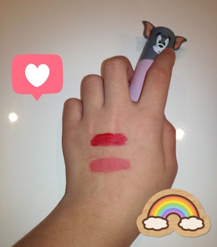 ラッキーフレンズ カラフルタトゥーティント/ETUDE/口紅を使ったクチコミ(4枚目)