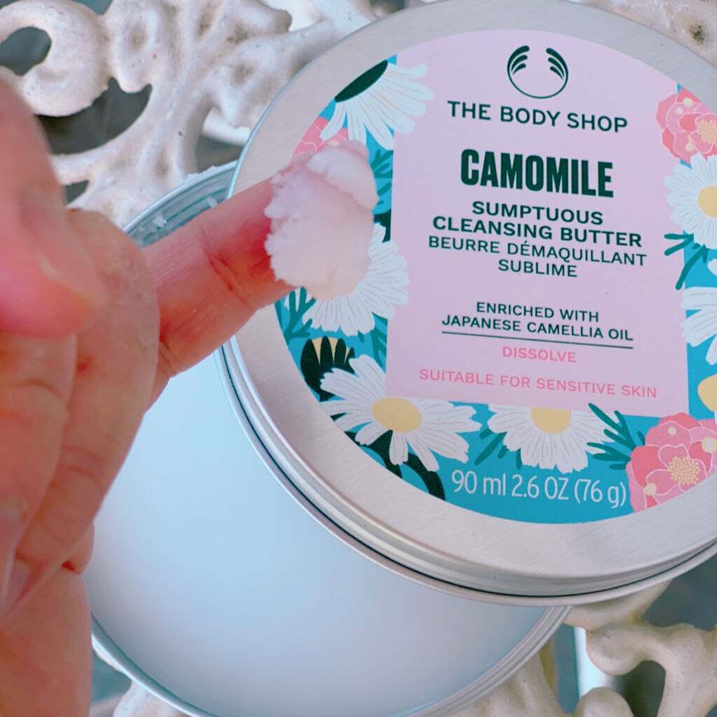 カモマイル サンプチュアス クレンジングバター/THE BODY SHOP/クレンジングバームを使ったクチコミ（3枚目）