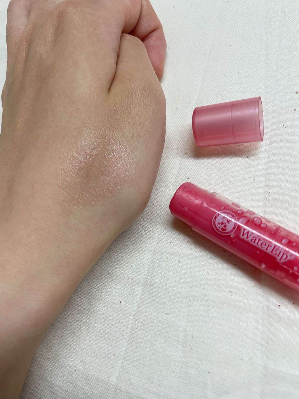 ウォーターリップ ほんのり色つき/メンソレータム/リップクリームを使ったクチコミ（3枚目）