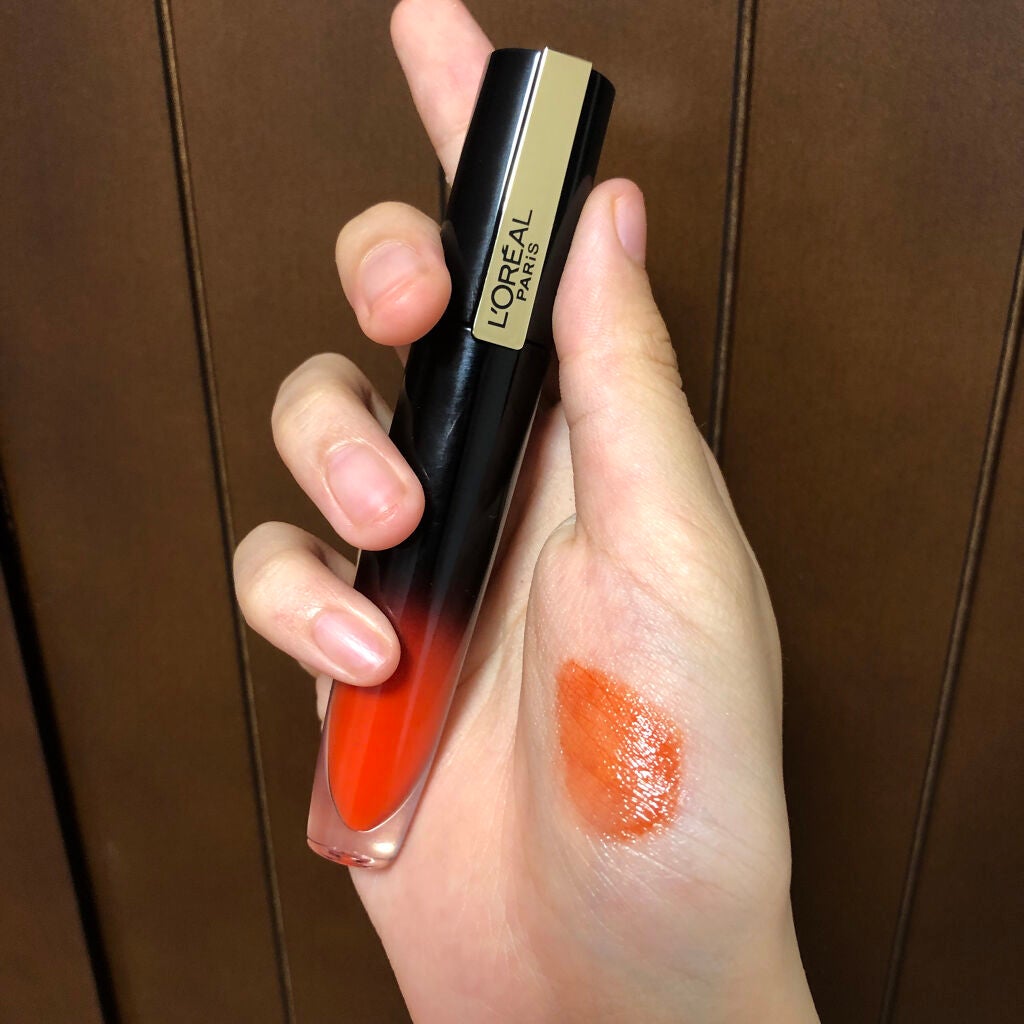 ブリリアントシグネチャー/ロレアル パリ/口紅を使ったクチコミ(3枚目)