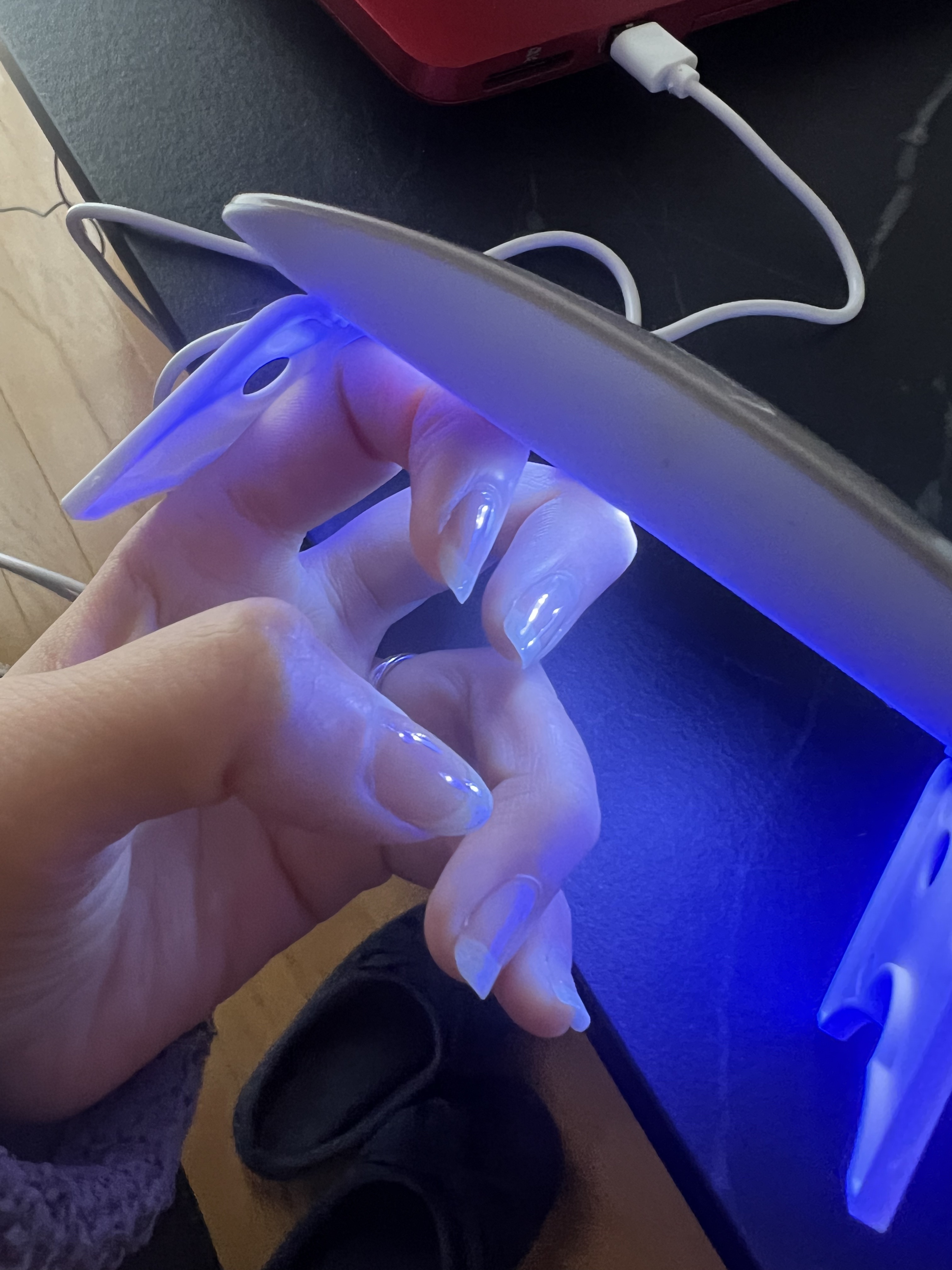 ジェルネイル（ライト対応）/セリア/ジェルネイルを使ったクチコミ（2枚目）