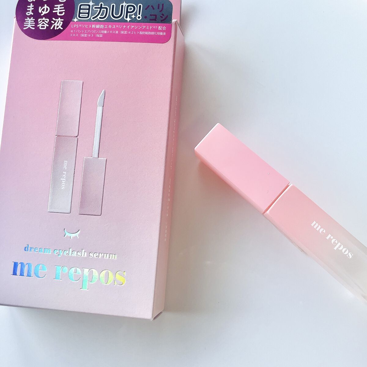 メルポス ドリームアイラッシュセラム/me repos/まつげ美容液を使ったクチコミ（1枚目）
