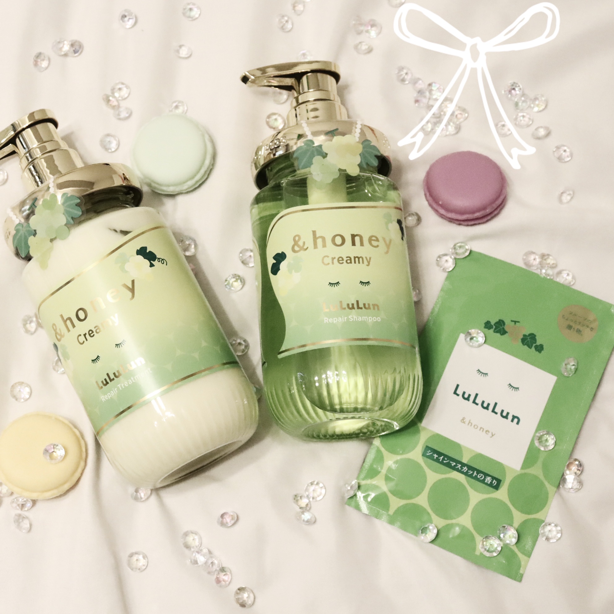 アンドハニー クリーミー ルルルン リペア ペアセット/&honey/シャンプー・コンディショナーを使ったクチコミ（1枚目）