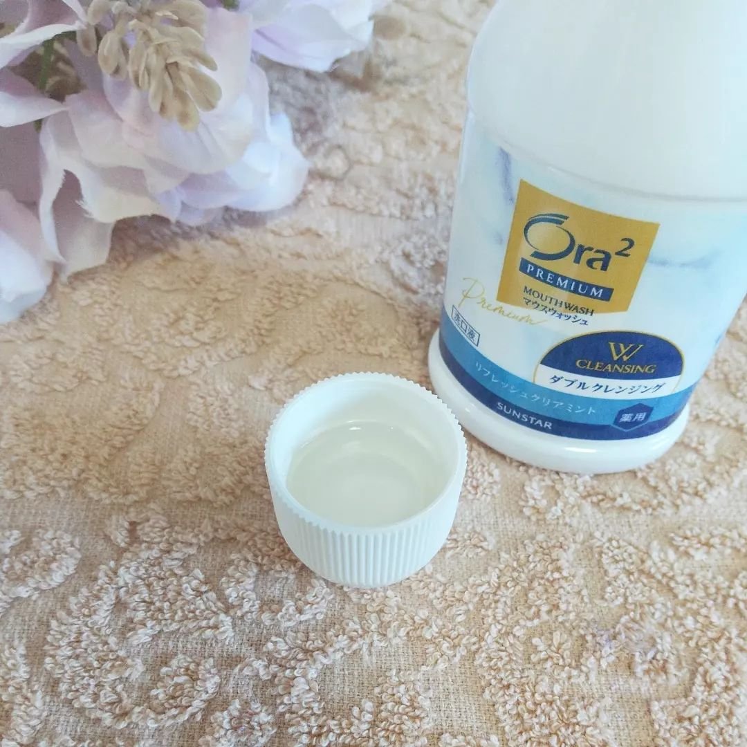 オーラツープレミアム マウスウォッシュ ダブルクレンジング リフレッシュクリアミント/オーラツー/マウスウォッシュ・スプレーを使ったクチコミ（3枚目）