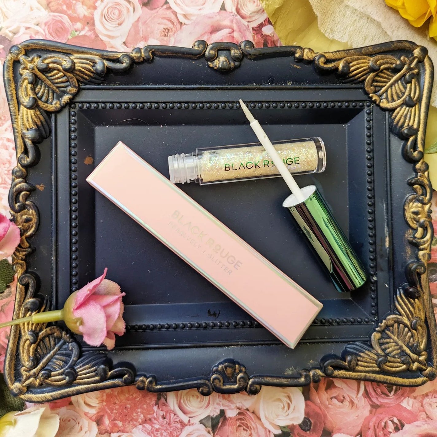 ハーフアンドハーフ ウォーターグロウ/BLACK ROUGE/口紅を使ったクチコミ(4枚目)